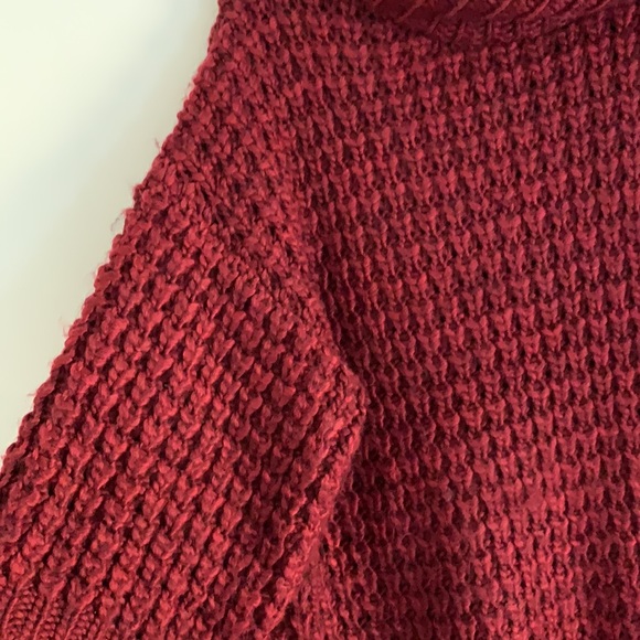 Anthropologie Long Red Sweater - Picture 6 of 7